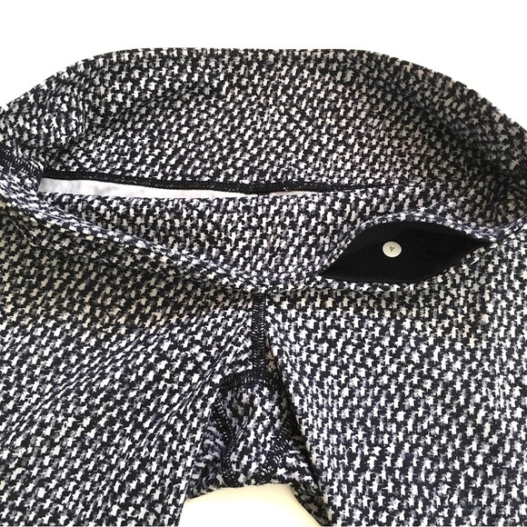 lululemon Wunder Under Crop III Scatter Star Arctic Grey Black - Picture 11 of 14